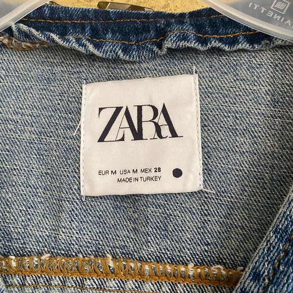 Zara Blue Denim Jacket - Picture 3 of 3